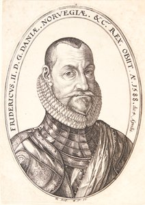 Frederik II, King of Denmark and Norway by Hendrick Goltzius