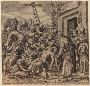 Saint Jerome by Hendrick Goltzius