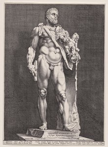 Hercules and Telephos by Hendrick Goltzius