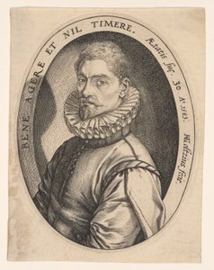 Hieronymous Scholiers by Hendrick Goltzius