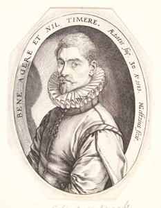 Hieronymus Scholiers by Hendrick Goltzius