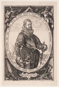 Jacques de la Faille by Hendrick Goltzius