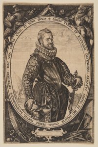 Jacques de la Faille by Hendrick Goltzius