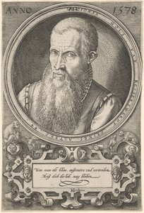 Jan Goltz II by Hendrick Goltzius