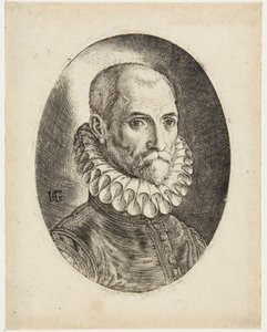 Johannes Stradanus by Hendrick Goltzius