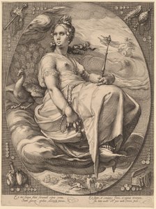 Juno by Hendrick Goltzius