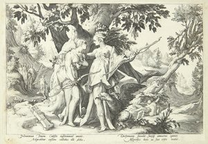 Jupiter Disguised as Diana Seduces Callisto