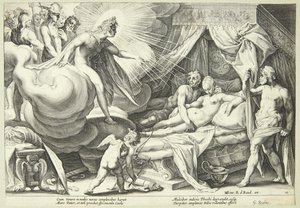 Mars and Venus Surprised by Hendrick Goltzius
