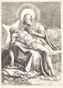 Pietà by Hendrick Goltzius