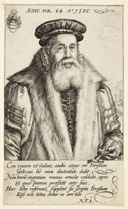 Pieter van Foreest by Hendrick Goltzius