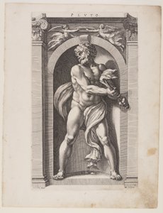 Pluto, from Eight Pagan Gods by Hendrick Goltzius