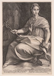 Polyhymnia, The Muse of Choral Poetry, from The Nine Muses