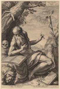 Portrait of Dirck Volckertsz. Coornhert by Hendrick Goltzius