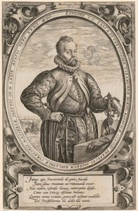 Portrait of Jan [Johann] van Duvenvoorde by Hendrick Goltzius