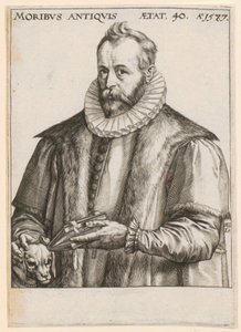 Portrait of Justus Lipsius by Hendrick Goltzius