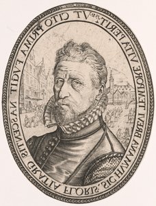 Portrait of Albert Fransz. Schatter by Hendrick Goltzius