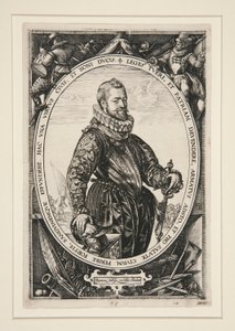 Portrait of Jacques de la Faille by Hendrick Goltzius