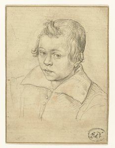 Portrait of Christiaen Rodenburg (?) by Hendrick Goltzius