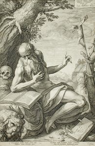 Saint Jerome by Hendrick Goltzius
