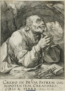 Saint Peter by Hendrick Goltzius