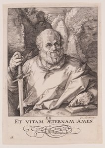 St Matthias, from Christ, the Apostles and St Paul with the Creed