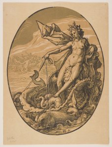 Tethys, from The Deities by Hendrick Goltzius