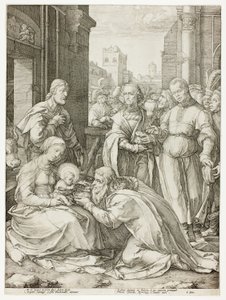 The Adoration of the Magi (plate five from The Birth and Early Life of Christ)