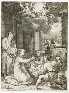 The Adoration of the Shepherds, plate three from The Birth and Early Life of Christ