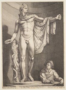 The Apollo of Belvedere, from Three Famous Antique Statues at Rome