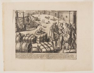 The Ignorant Notary, from The Abuses of the Law by Hendrick Goltzius