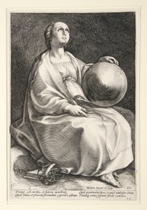 The Nine Muses by Hendrick Goltzius