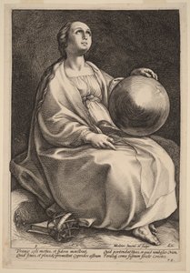 Urania by Hendrick Goltzius