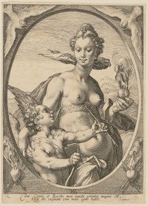 Venus and Cupid, Plate 2 of the Series 
