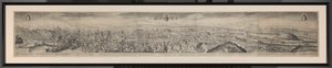 Panorama of Rome (title on object) by Hendrick Hondius (I)