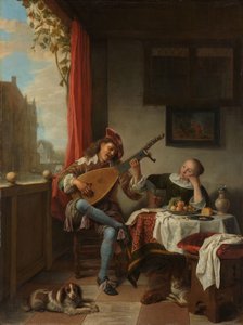The Lutenist by Hendrick Martensz. Sorgh