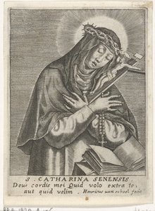 St. Catherine of Siena by Hendrick van Schoel
