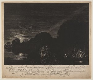The Flight into Egypt by Hendrick von Goudt