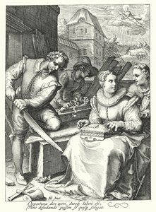 Midday by Hendrik (after) Goltzius