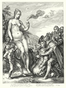 Venus, Cupid and the Two Pairs of Lovers