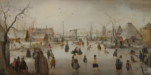 Ice Sports by Hendrik Avercamp