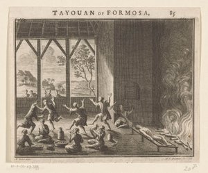 Part of the Funeral Ritual of the Inhabitants of Formosa