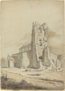 Ruined Church by Hendrik Frans de Cort