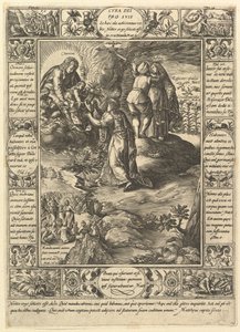 Cura Dei Pro Suis, from Allegories of the Christian Faith by Hendrik Goltzius