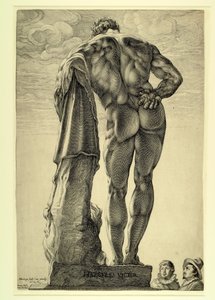 Farnese Hercules by Hendrik Goltzius
