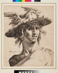 Head of Mercury by Hendrik Goltzius