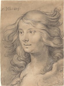 Head of a Siren by Hendrik Goltzius