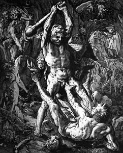 Hercules and Cacus by Hendrik Goltzius