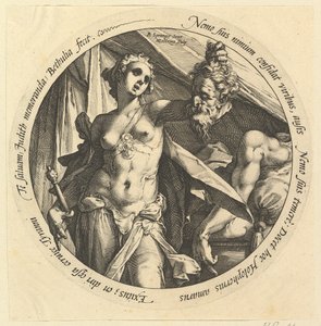 Judith with the Head of Holofernes by Hendrik Goltzius