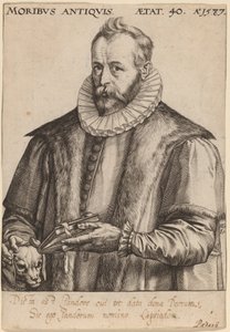 Justus Lipsius by Hendrik Goltzius