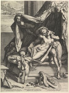 Mars and Venus by Hendrik Goltzius